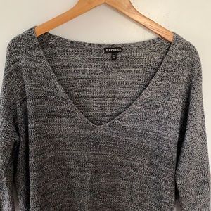 Black and white Express sweater